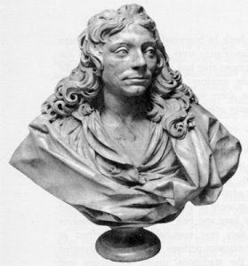 Sir Christopher WRen by Edward Pierce, Ashmolean Museum