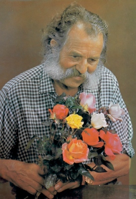 Harry Wheatcroft, cover photo from his book In Praise of Roses, 19xx