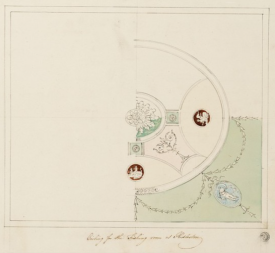 Design for the ceiling of the Fishing Lodge Design for te Fishing Lodge, 1770, from Sir John Soane's Museum. http://collections.soane.org/ARC2085